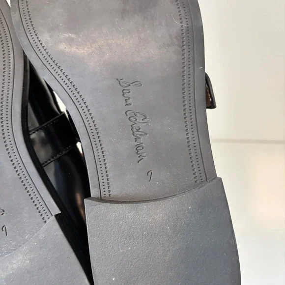 Sam Edelman Elaina Black Loafers 7 - Picture 10 of 11